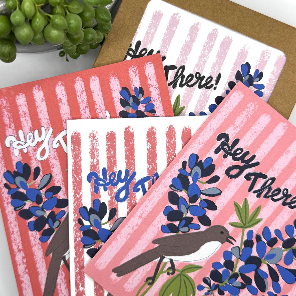 Texas Southern Preppy Note Cards · Bluebonnet & Mockingbird