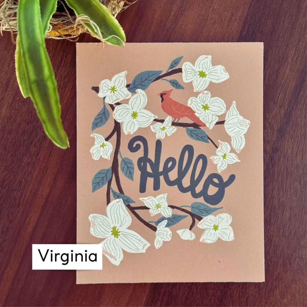 Northeast States Flower & Bird Card Collection — 12-Card Set