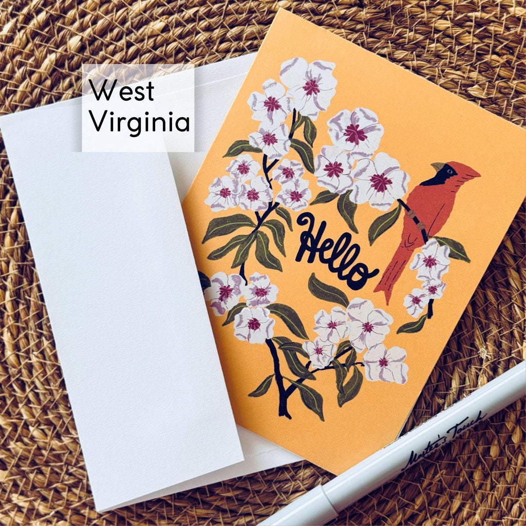 Northeast States Flower & Bird Card Collection — 12-Card Set