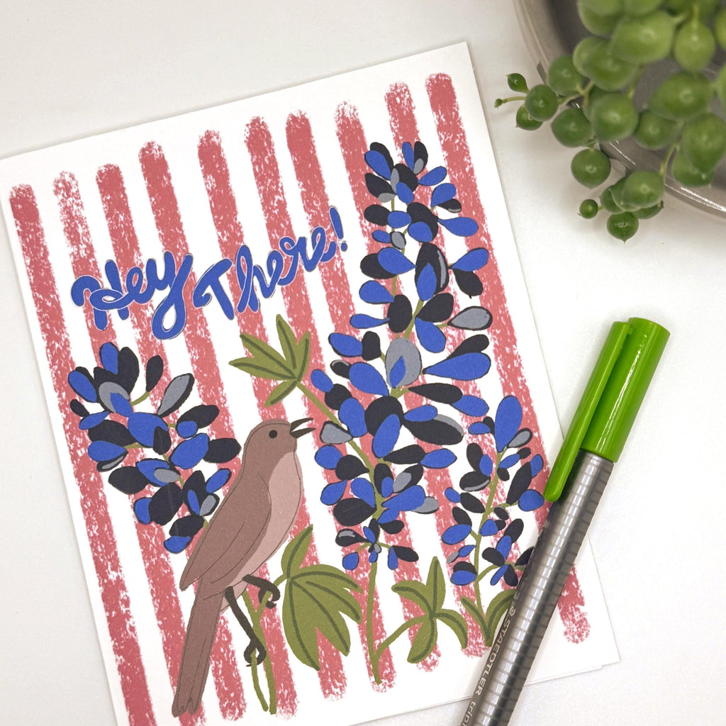 Texas Southern Preppy Note Cards · Bluebonnet & Mockingbird