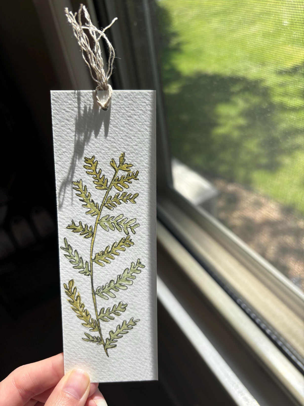 Hand-Painted Botanical Watercolor Bookmarks — Set of 3