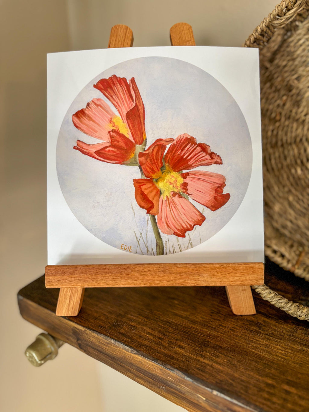 Red Poppy — Breezy Giclée Print — Utah wildflower meadows