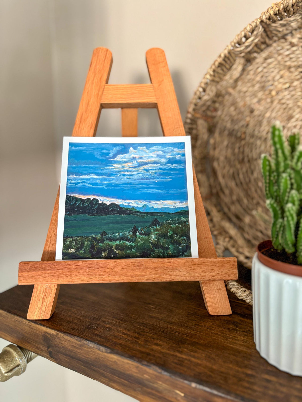 Mountain Sunset — It's Getting Dark Giclée Print — Utah mountain landscape
