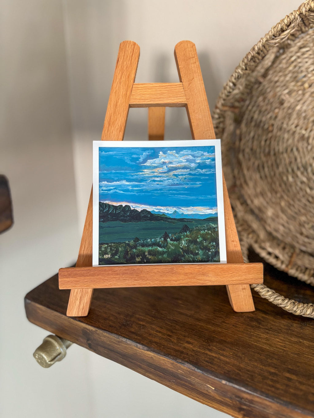 Mountain Sunset — It's Getting Dark Giclée Print — Utah mountain landscape