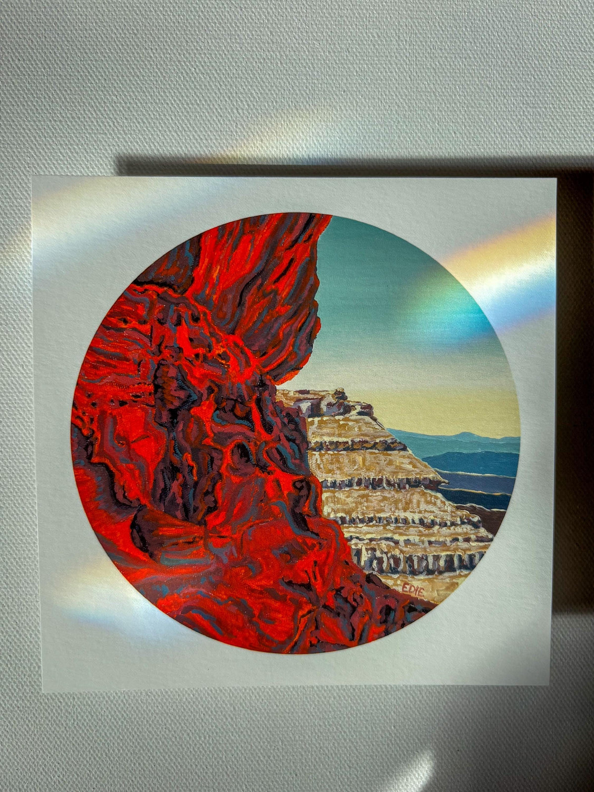 Utah Desert — Neon Caves Giclée Print — Utah red rock canyons