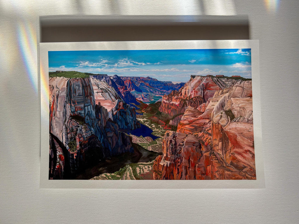 Zion National Park — Kissed by the Mountain Giclée Print — Zion National Park, Utah