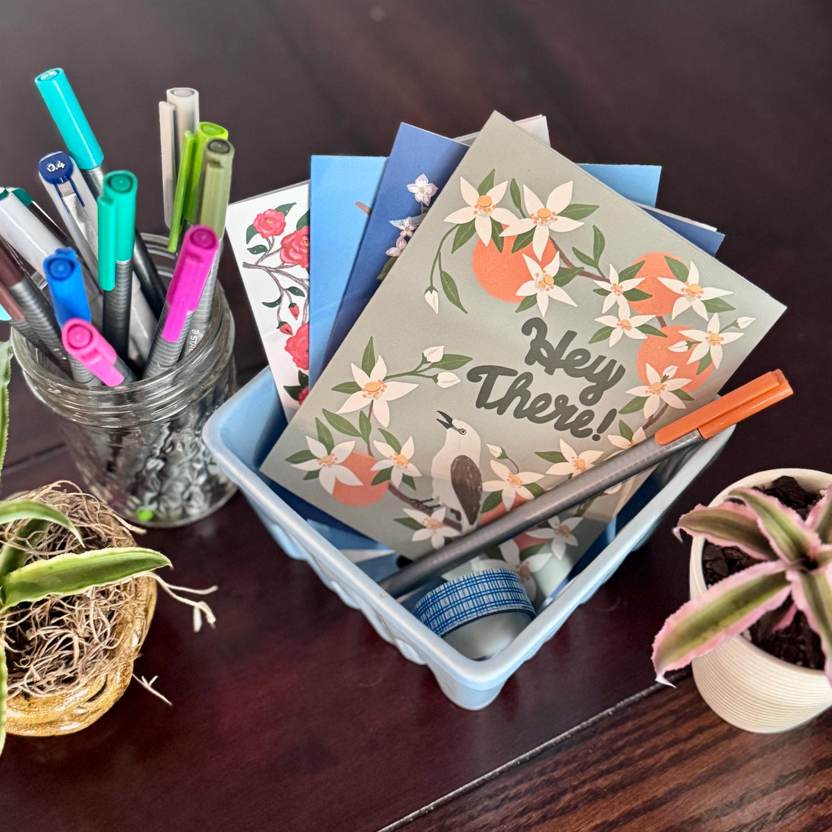Florida Coastal Orange Blossom Greeting Card