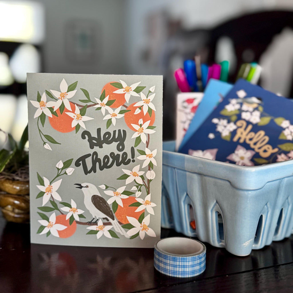 Florida Coastal Orange Blossom Greeting Card