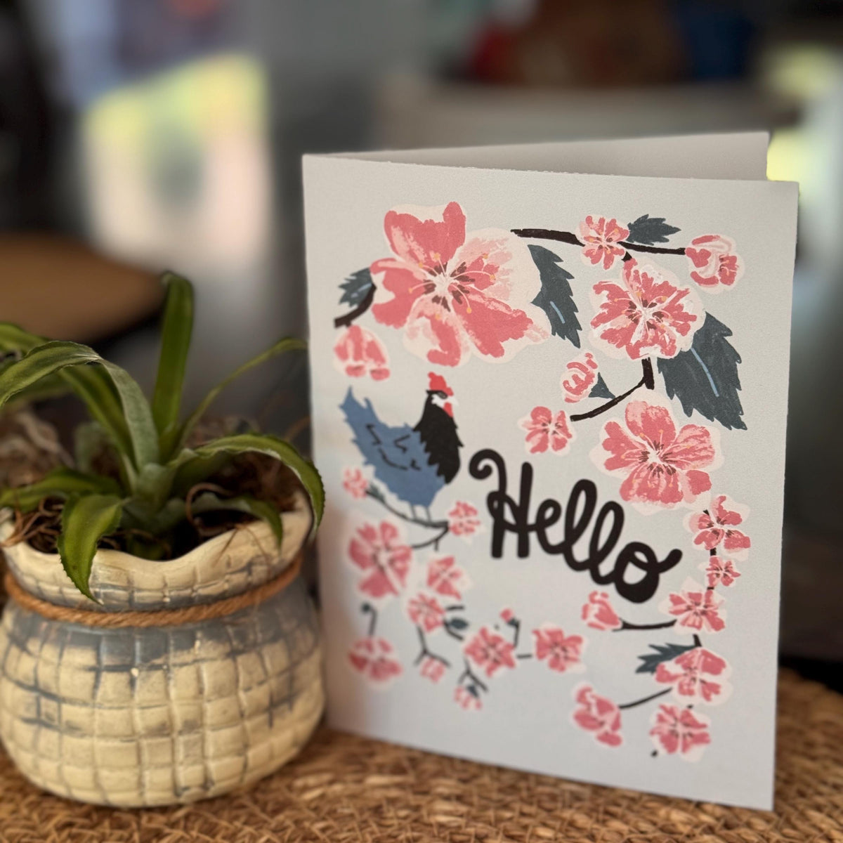 Delaware Blank Cards — Peach Blossom & Blue Hen (5 Pack)