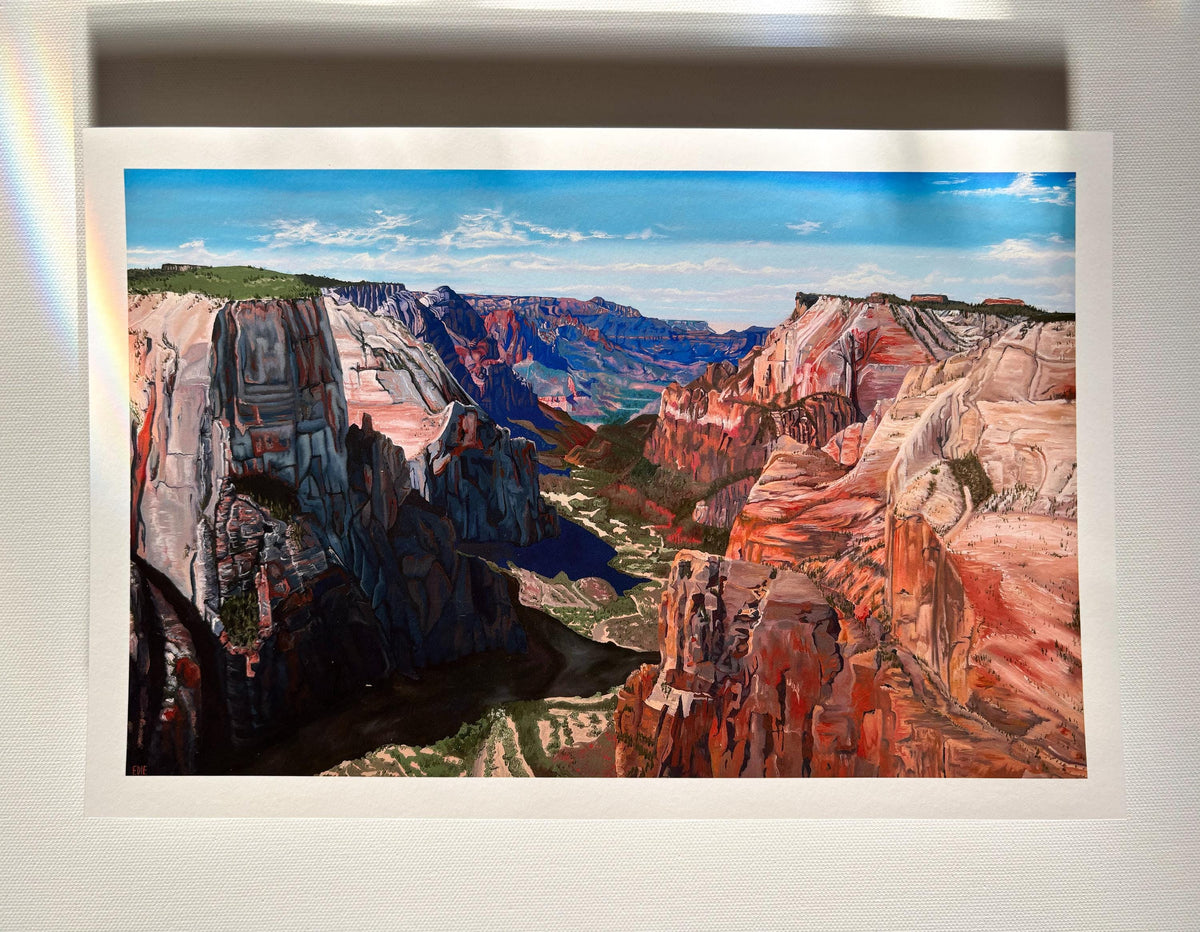 Zion National Park — Kissed by the Mountain Giclée Print — Zion National Park, Utah
