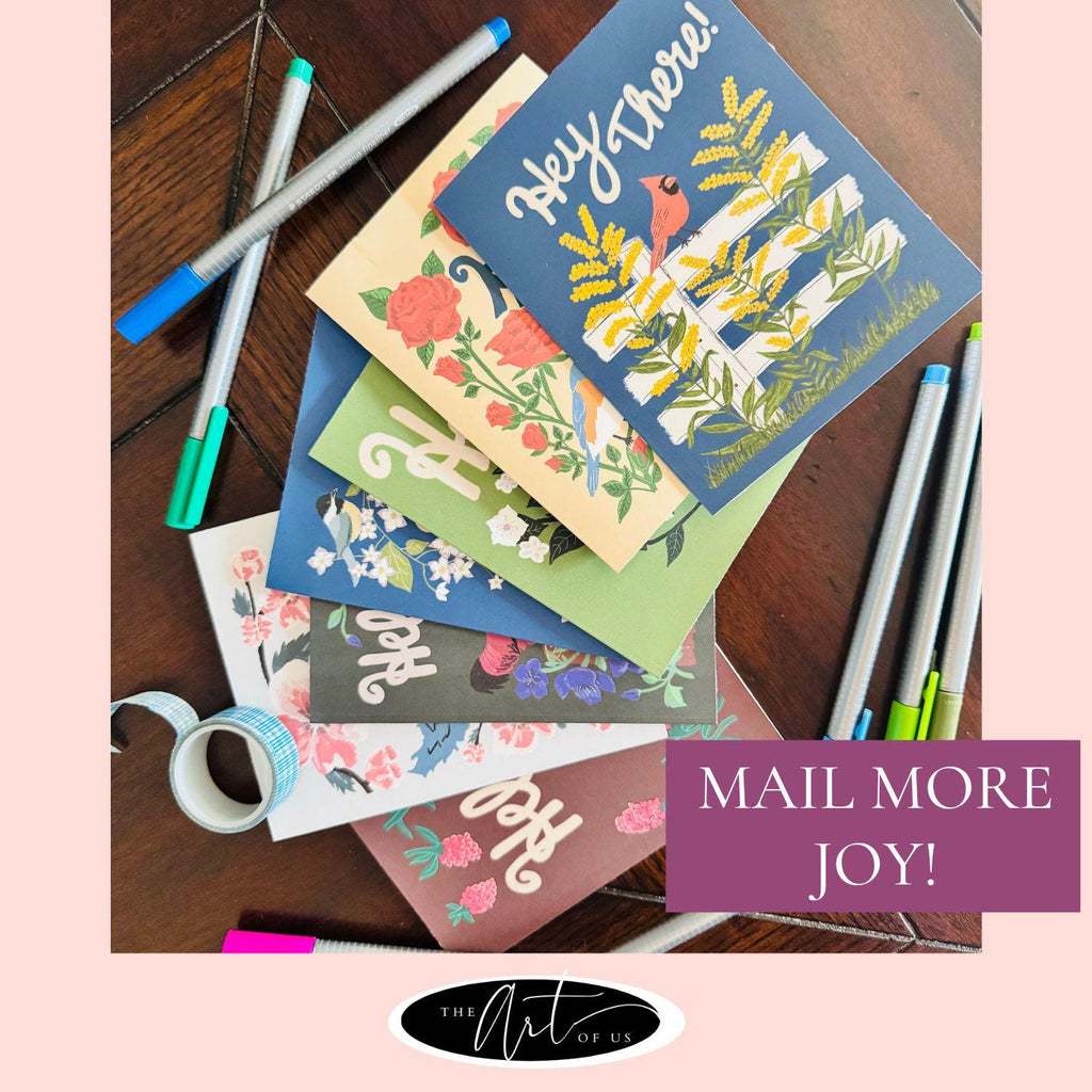 Alabama State Flower & Bird Greeting Card — Cozy Cottage · Camellia & Yellowhammer