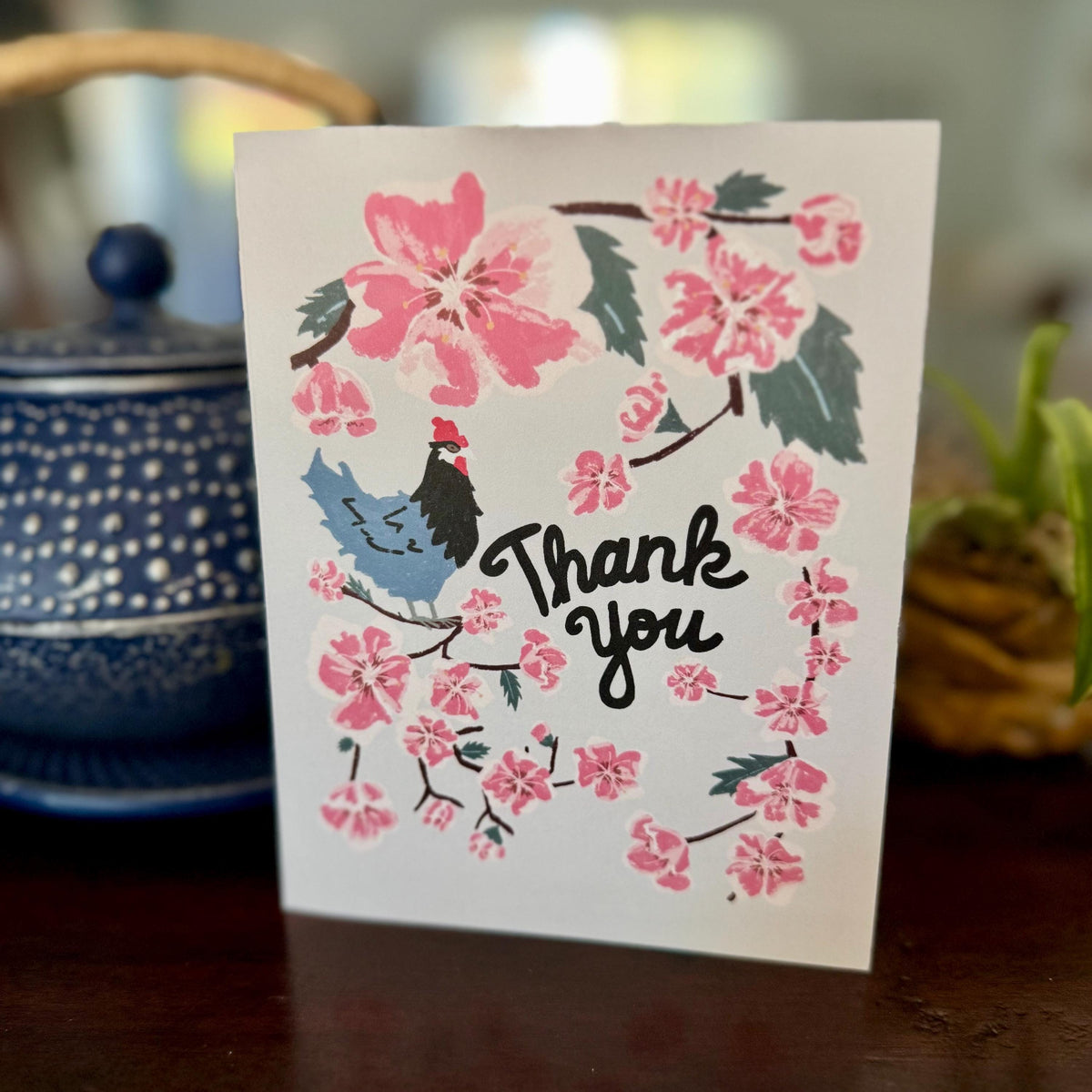 Delaware Blank Cards — Peach Blossom & Blue Hen (5 Pack)